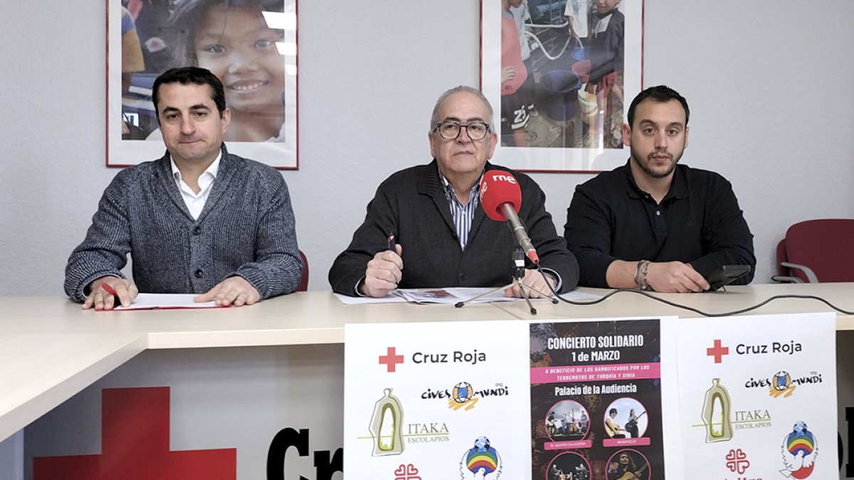 Presentación del concierto solidario de Cruz Roja. J.A.C.