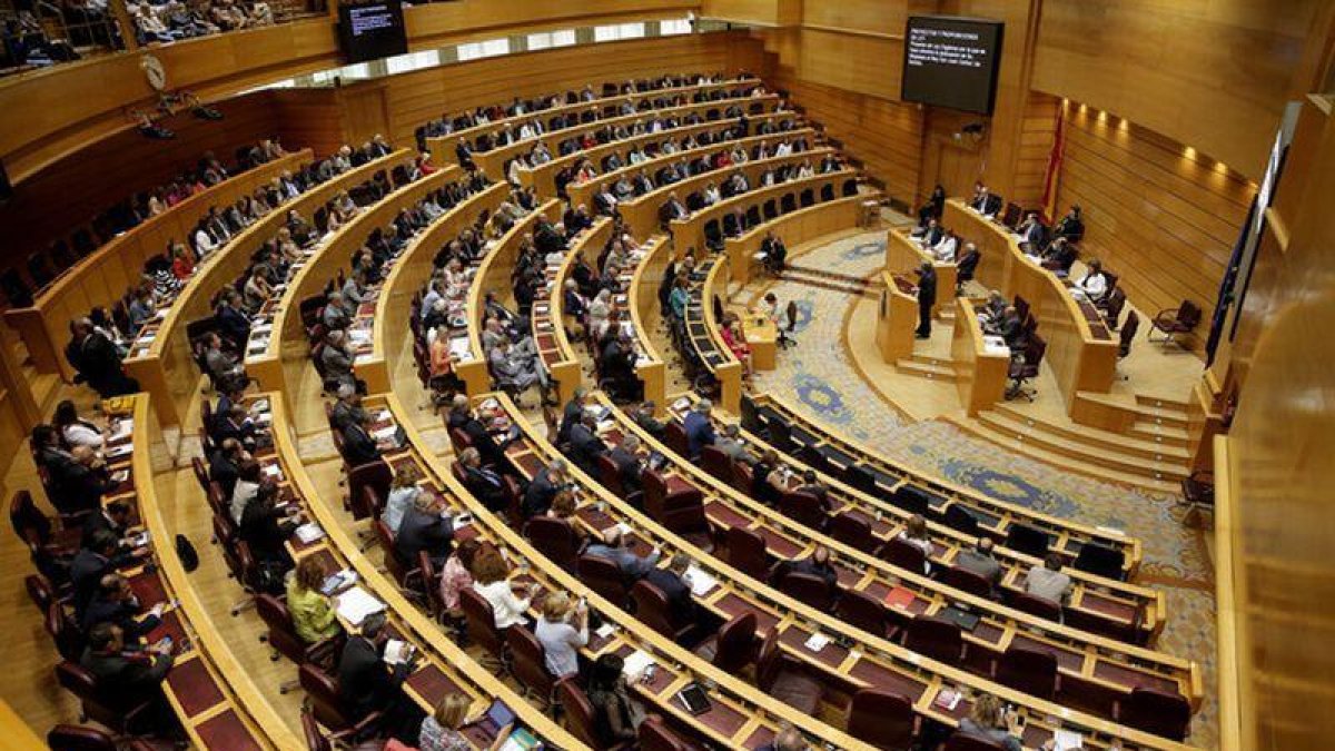 Imagen de una sesión plenaria del Senado.-JOSÉ LUIS ROCA