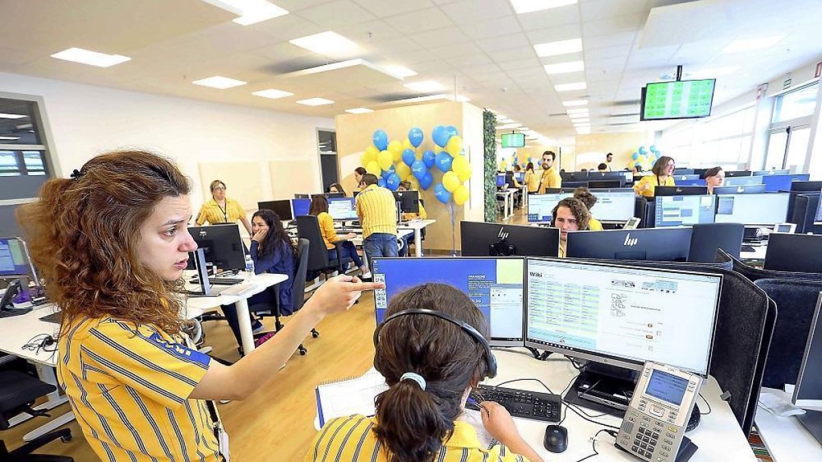 El Centro de Atención al Cliente de Ikea en Valladolid.-ICAL.