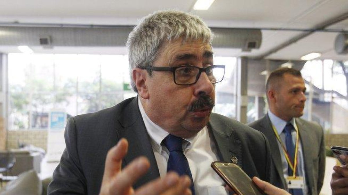 El subsecretario de Relaciones Exteriores de Uruguay, Ariel Bergamino, en la 49 Asamblea General de la OEA.-EFE