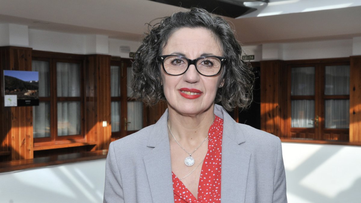 Belinda Peñalba es alcaldesa de San Leonardo.-V. G.