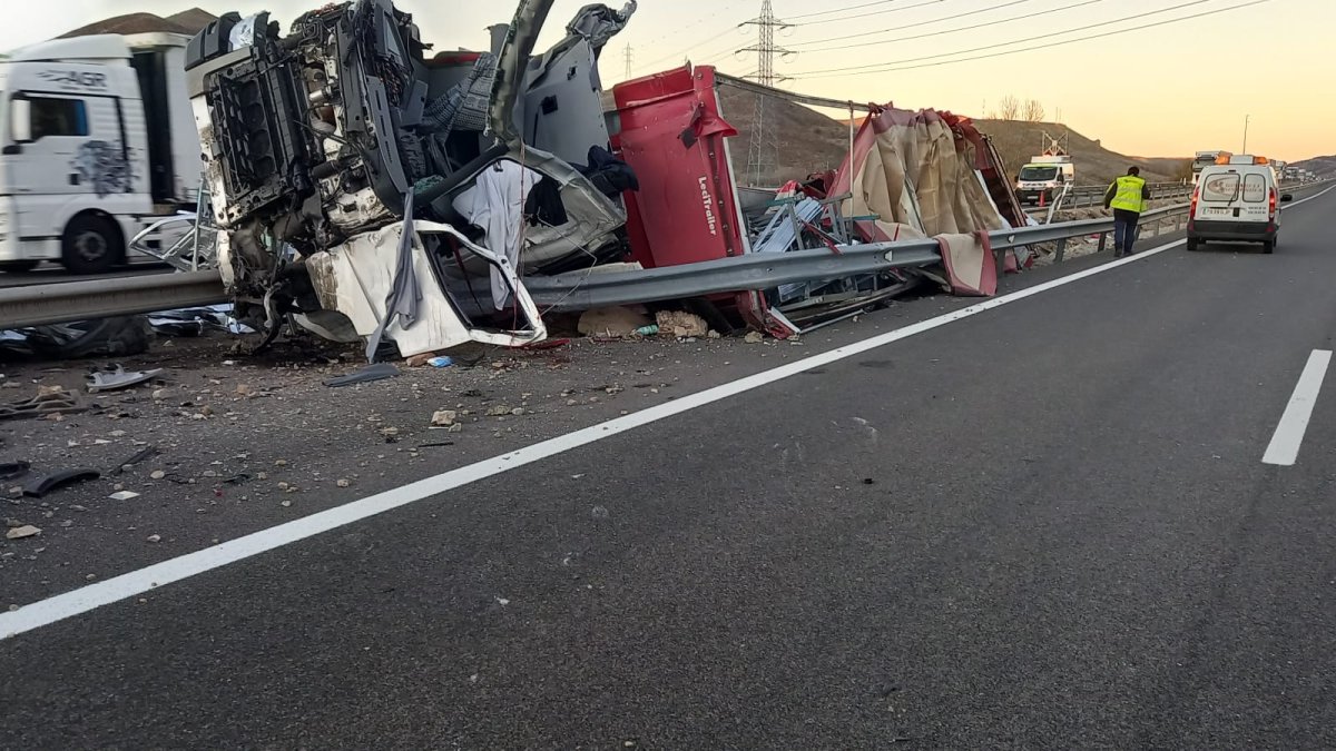 Accidente en la A II.-HDS