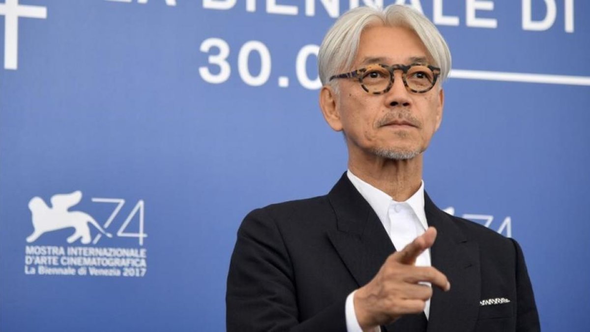 Ryuichi Sakamoto, en la Mostra de Venecia-AFP / TIZIANA FABI