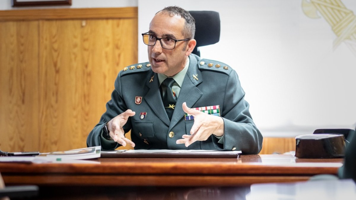 Andrés Velarde, coronel de la Guardia Civil.-GONZALO MONTESEGURO