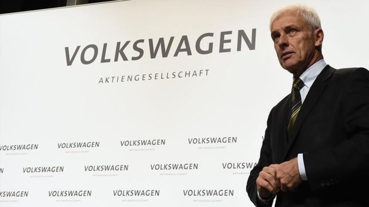Matthias Müller, presidente del grupo Volkswagen.-TOBIAS SCHWARZ
