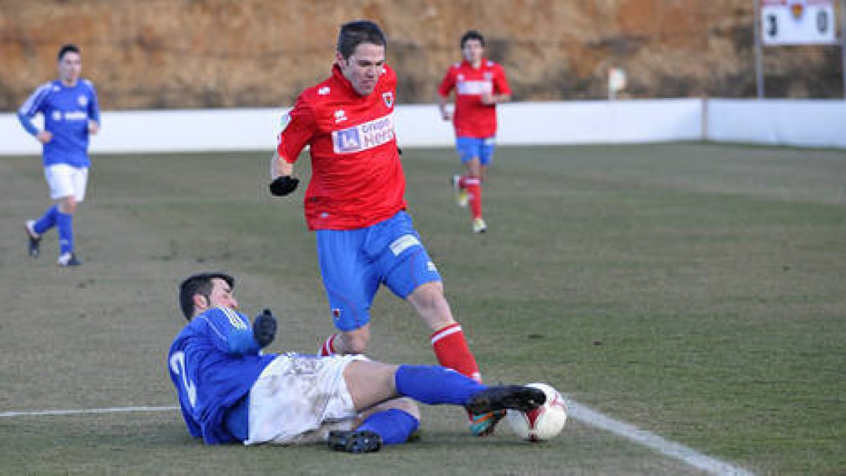 El Numancia B sumó los tres puntos ante el filial charro. / Diego Mayor-
