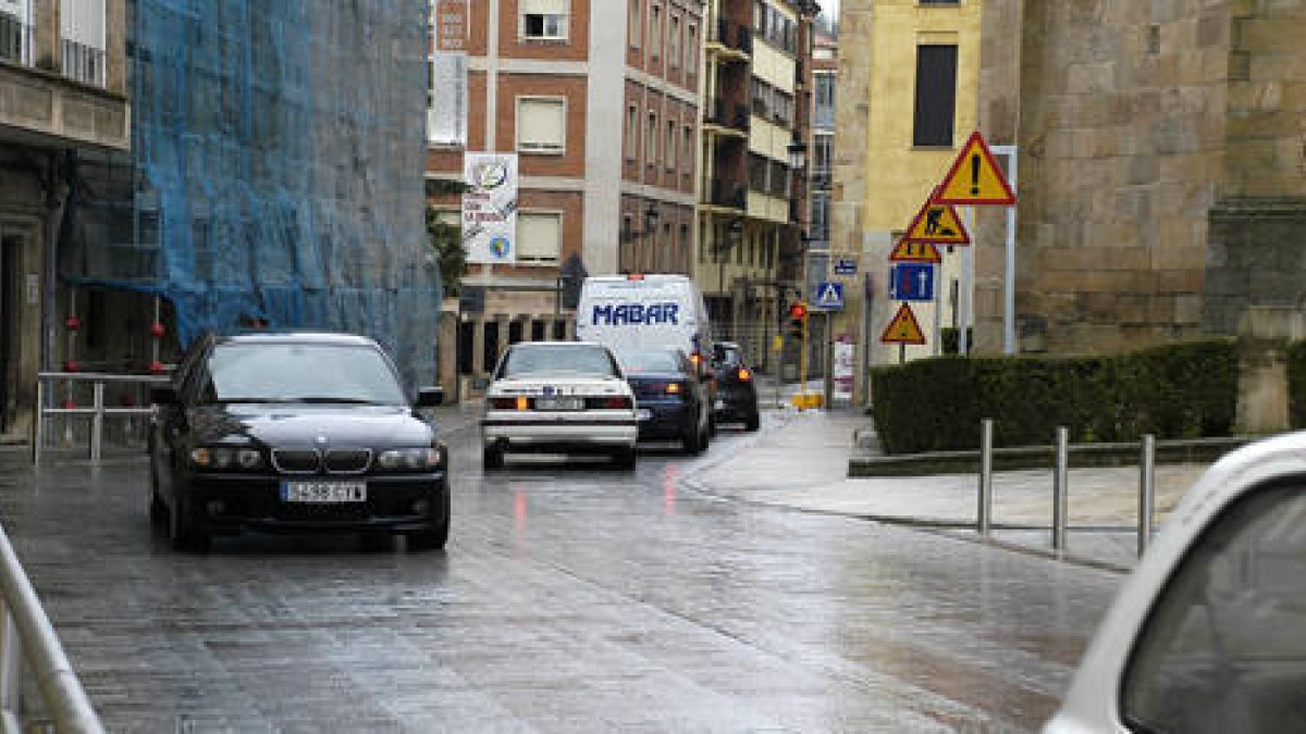 Imagen de la calle San Juan de Rabanera./ V. G. -