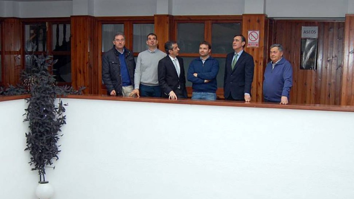 Bonilla, Pardo y Caballero ayer en la Casa de la Tierra.-DIPUTACIÓN