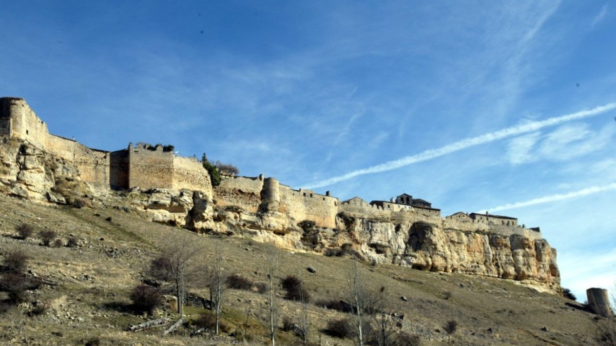 Panorámica de Rello antes de la intervención. HDS