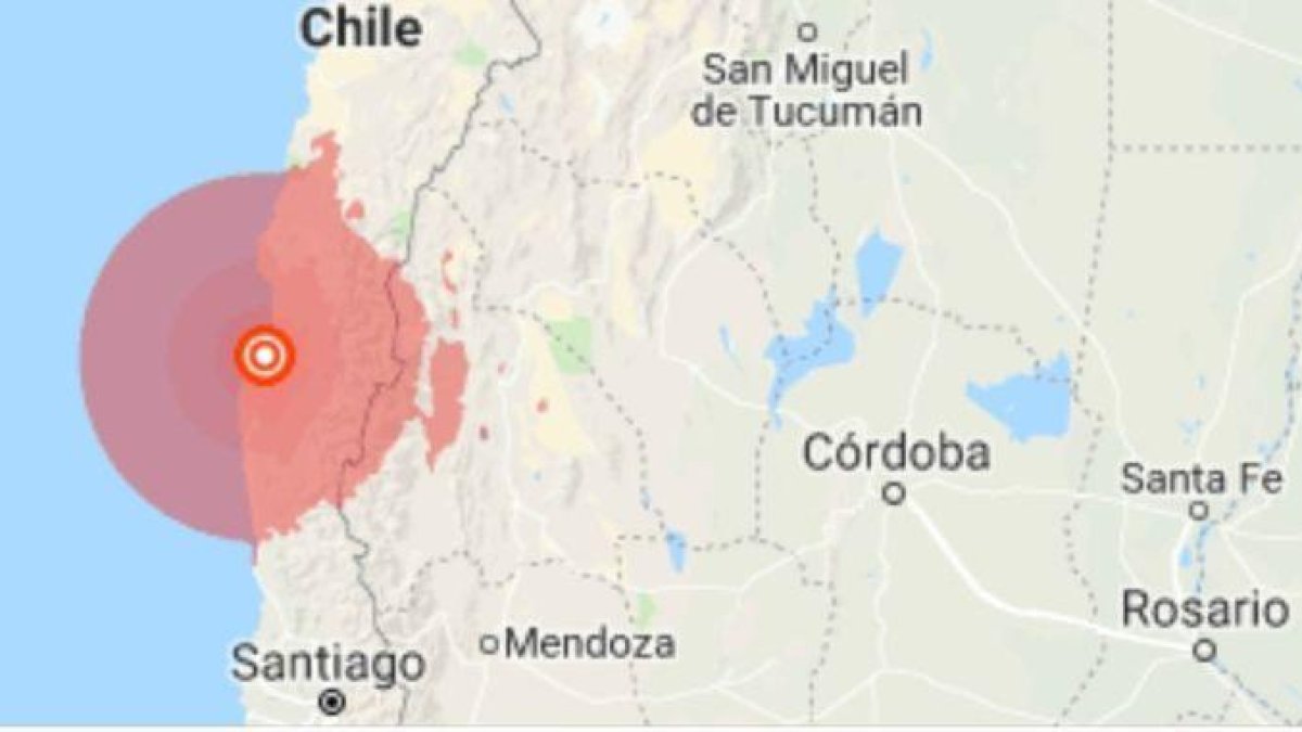 La sacudida de tierra ocurrió a las 22.33 hora local (01.33 GMT, del domingo) y su epicentro se localizó a 13 kilómetros al este de la localidad de Tongoy.-EL PERIÓDICO