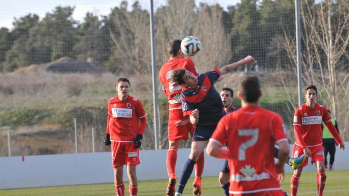 Imagen del partido del Numancia B.-DIEGO MAYOR