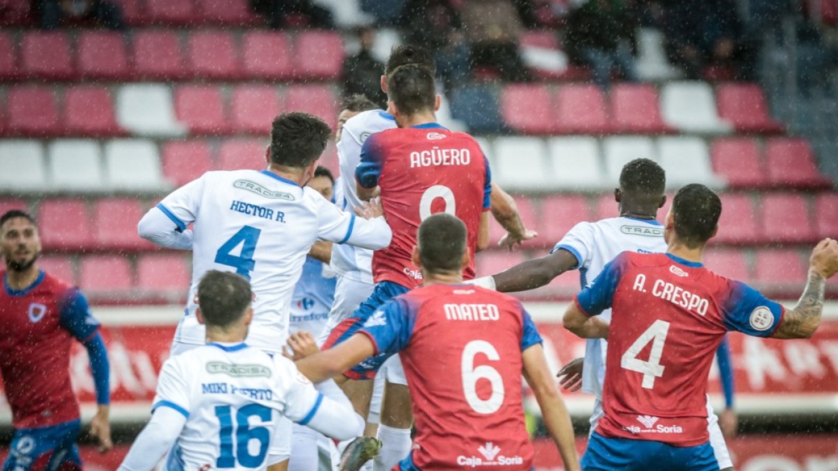 El Numancia ha ganado los dos últimos partidos en casa. GONZALO MONTESEGURO