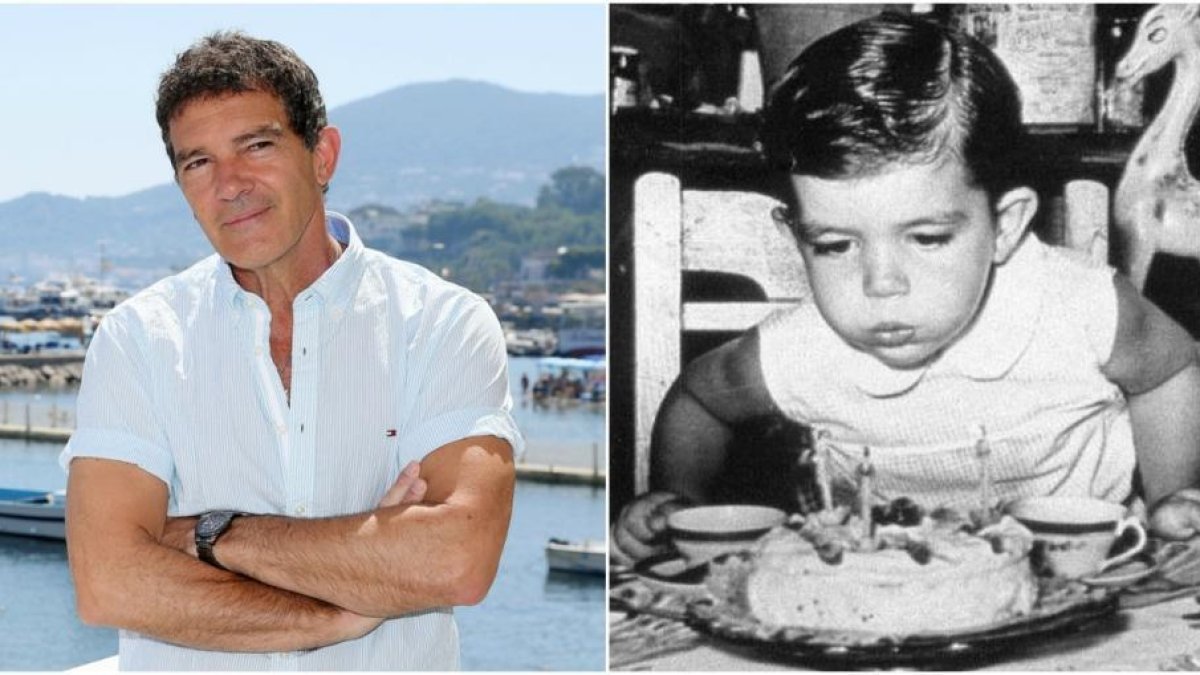 Antonio Banderas se pone nostálgico en Instagram.-EL PERIÓDICO