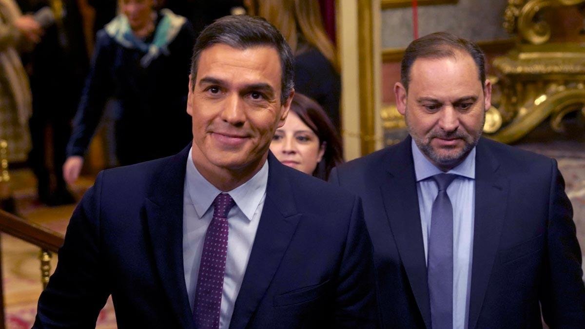 Pedro Sánchez aboga por el diálogo y el fin del bloqueo en el debate de investidura.-DAVID CASTRO