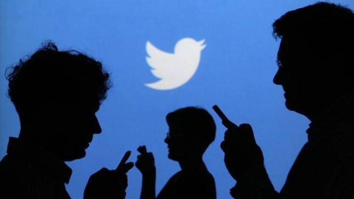 Ilustración sobre la red social de Twitter.-