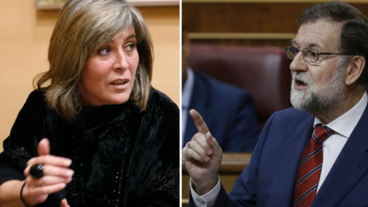 Mariano Rajoy y Núria Marín-EL PERIÓDICO