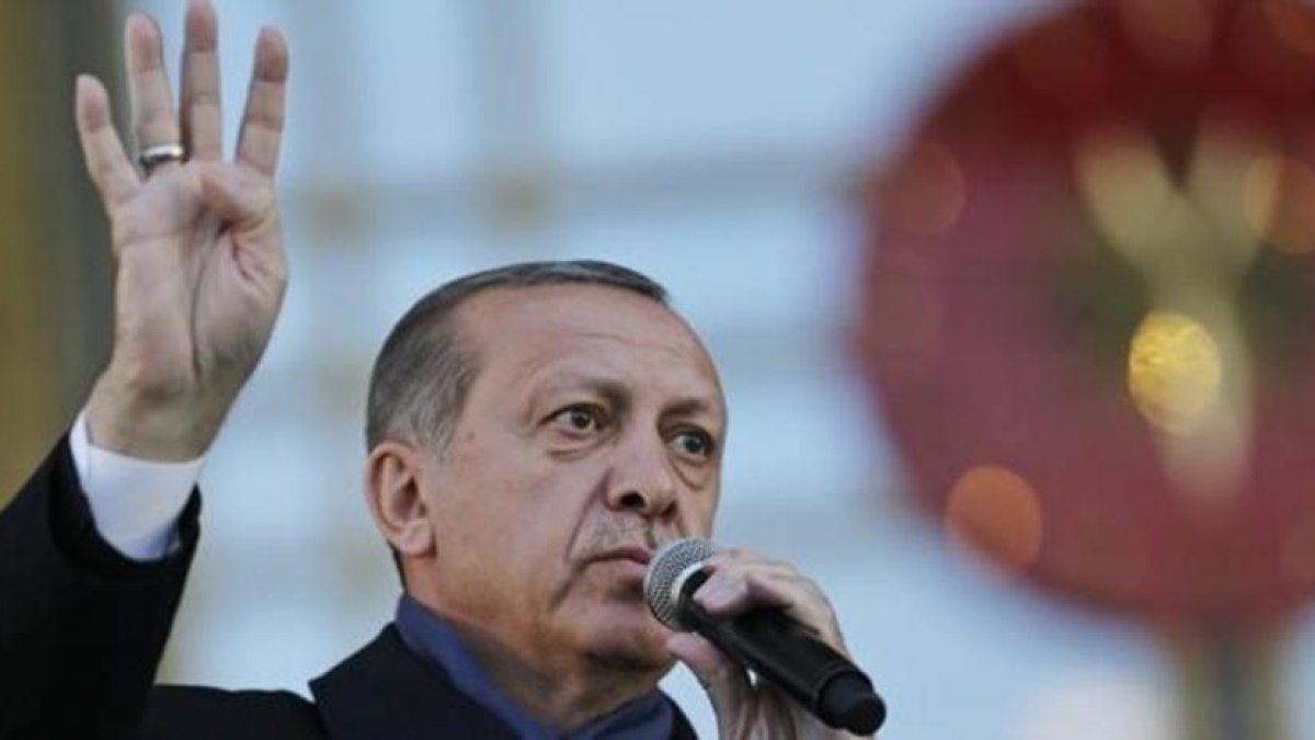 Erdogan, tras su triunfo en el referéndum el pasado 16 de abril.-BURHAN OZBILICI / AP