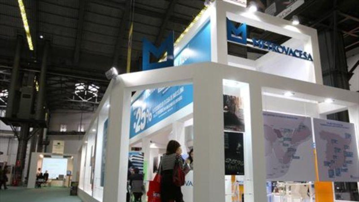 Estand de Metrovacesa en el Barcelona Meeting Point.-JOSEP GARCIA