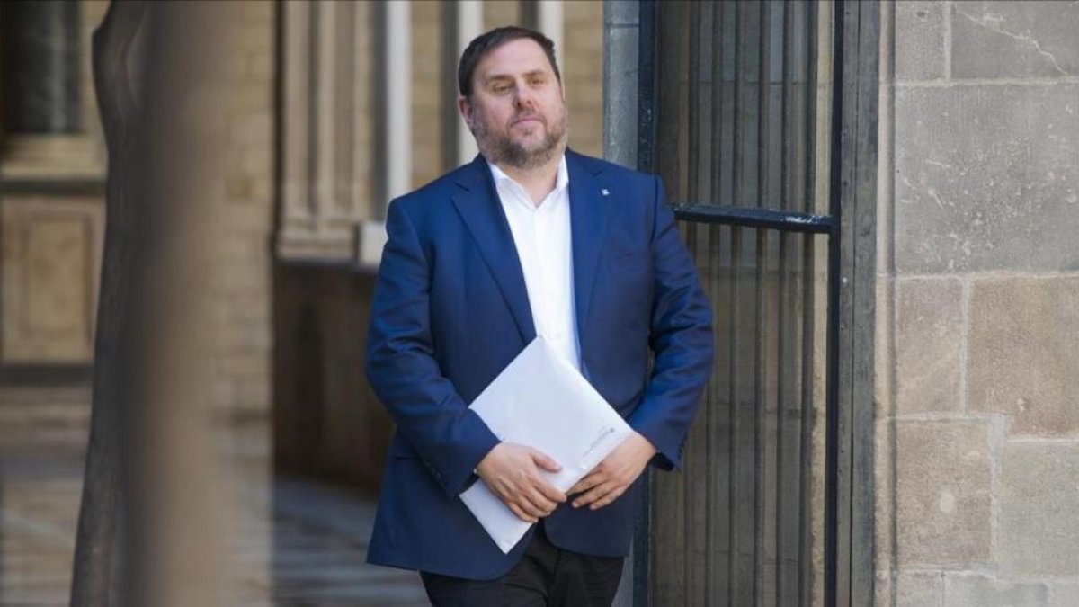 El vicepresidente de la Generalitat, Oriol Junqueras-FERRAN SENDRA