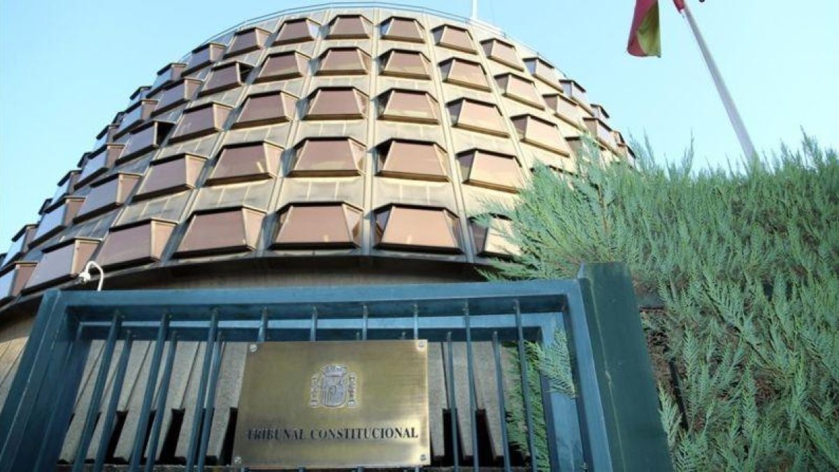 Fachada del Tribunal Constitucional.-TANIA TAPIA