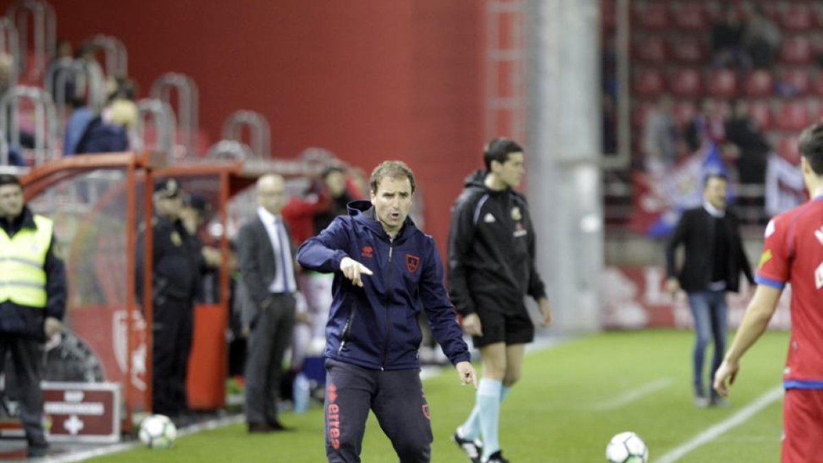 Arrasate en el partido del pasado sábado ante la Cultural.-Luis Ángel Tejedor