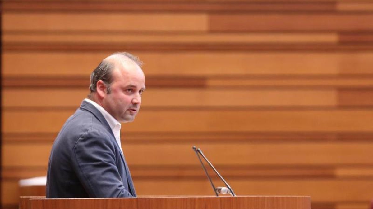 David Castaño, portavoz de Ciudadanos en las Cortes de Castilla y León. HDS