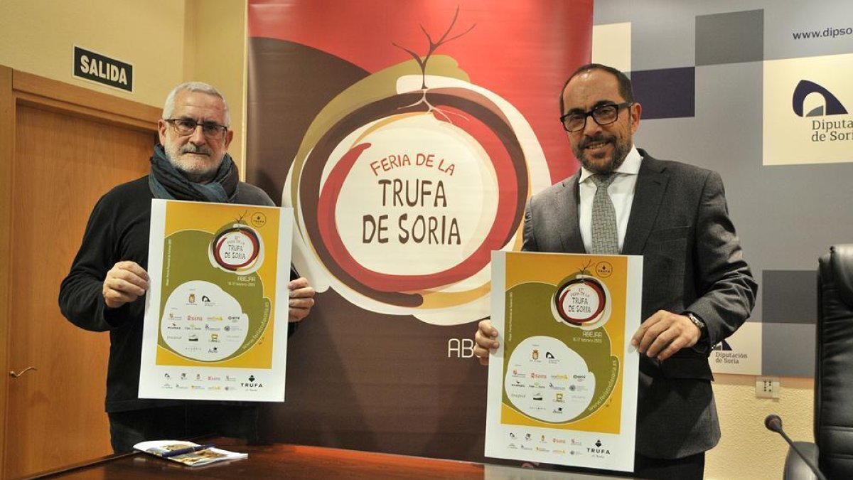 Javier Romero y Luis Rey, en la presentación de la feria-V.G.