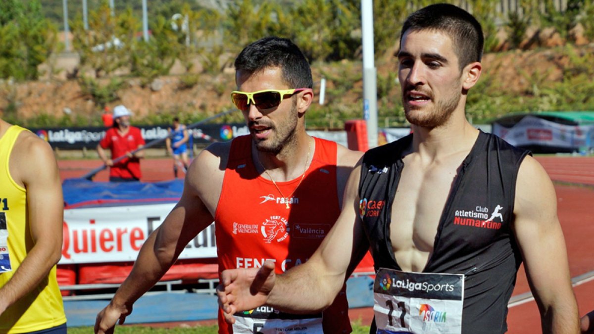 Mario Arancón es la opción más clara de medalla del atletismo soriano en el Nacional. MARIO TEJEDOR