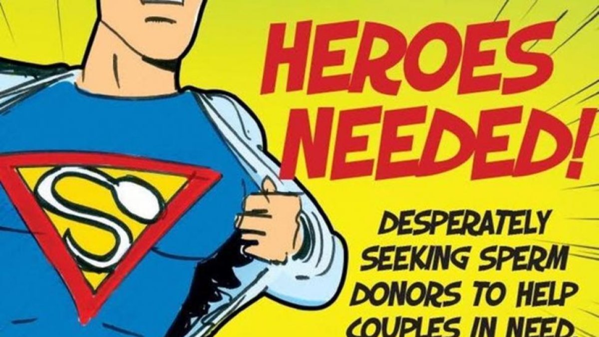 Anuncio de Fertility Associates pidiendo a los hombres neozelandeses que sean