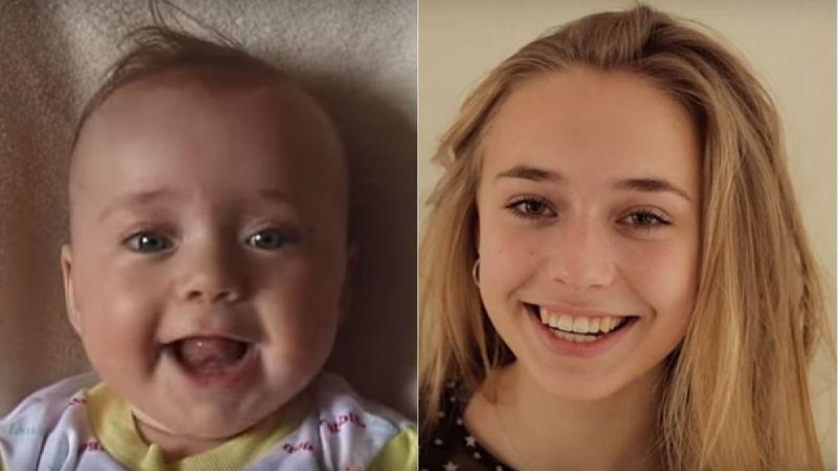 Lotte, la hija del cineasta holandés Frans Hofmeester y protagonista de su famoso time lapse.-EL PERIÓDICO (YOUTUBE)