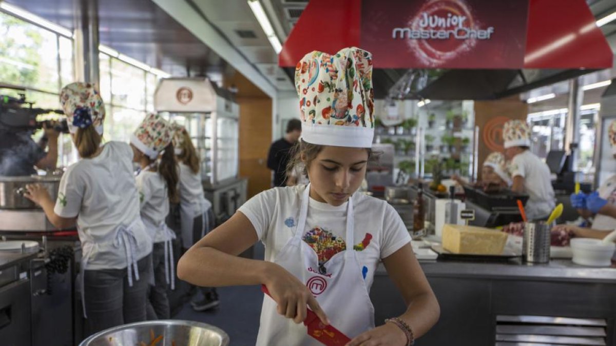 Uno de los concursantes del programa de TVE 'Masterchef junior'.-RTVE