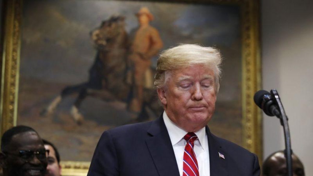 El presidente de EEUU, Donald Trump.-AP
