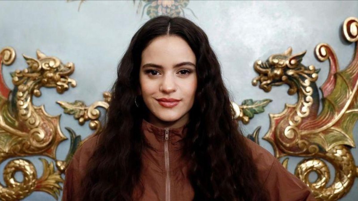 Rosalía, durante una entrevista sobre su segundo disco.-MARISCAL (EFE)