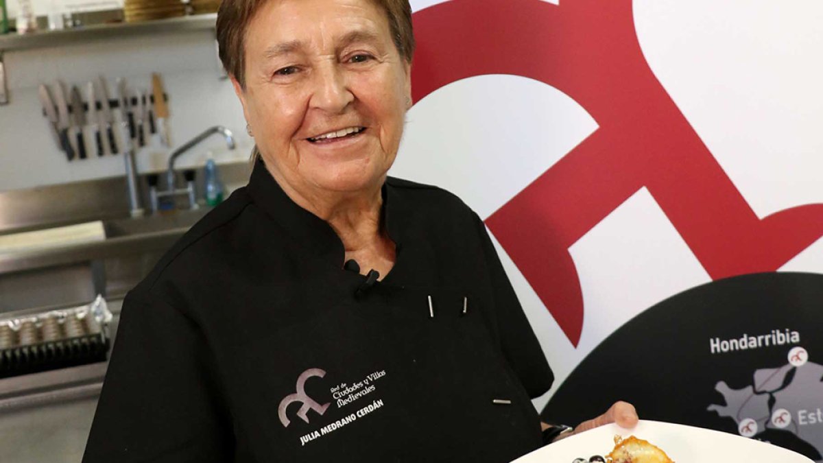 Julia Medrano, chef del Hotel Villa de Almazán en Soria.-HDS