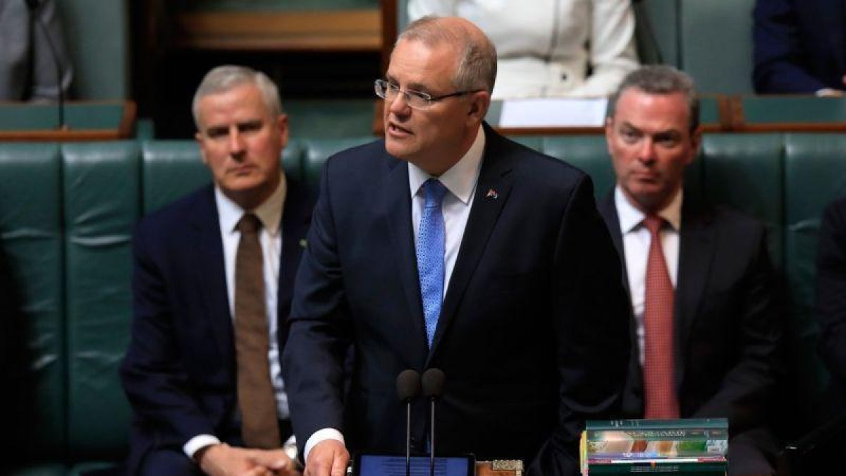 El primer ministro de Australia, Scott Morrison, pidió hoy perdón en nombre de la nación a las miles de víctimas de actos de pederastia.-AFP