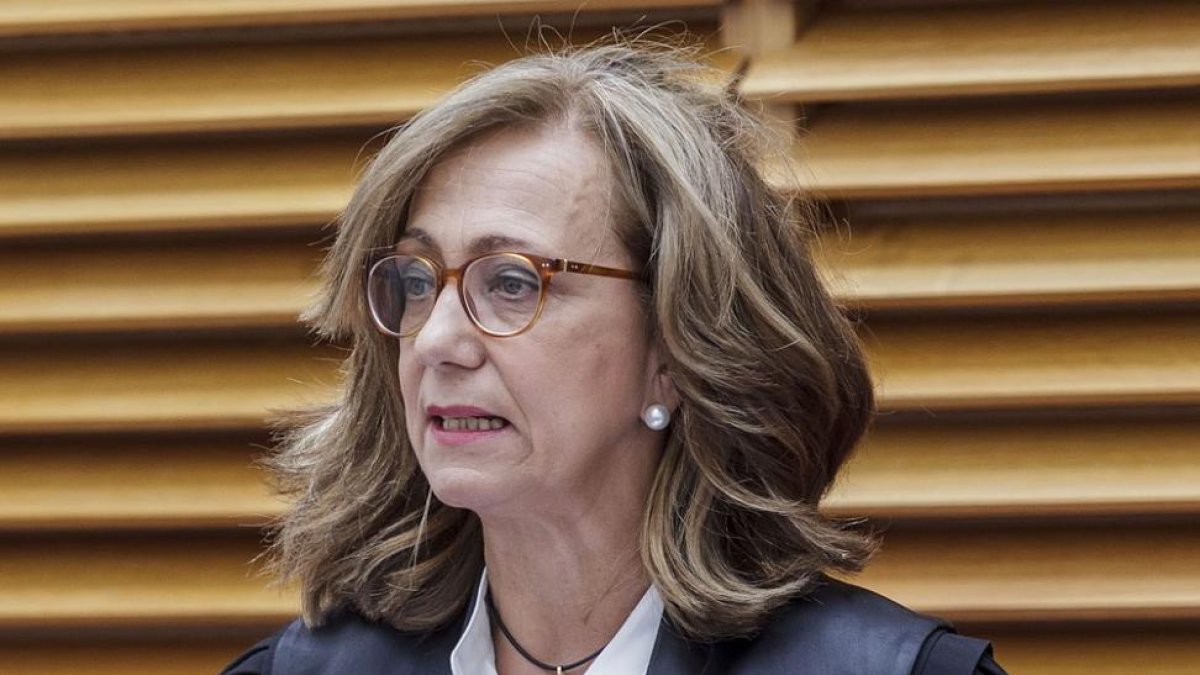 María Lourdes Rodríguez Rey durante su intervención.-SANTI OTERO