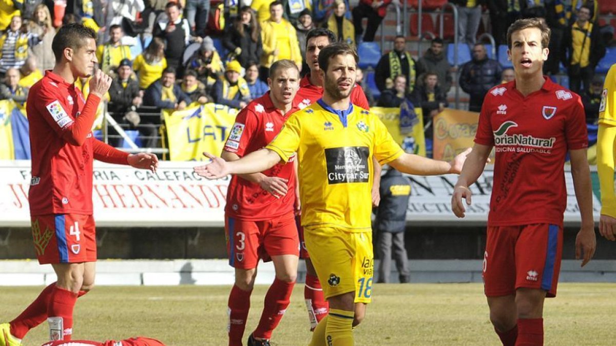 Antonio Martínez en el encuentro de la pasada temporada en Los Pajaritos con los colores del Alcorcón.-Diego Mayor