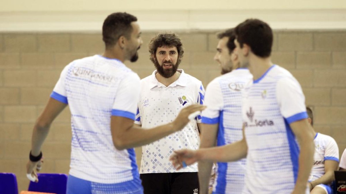 Manuel Sevillano en un entrenamiento de esta pretemporada.-Mario Tejedor