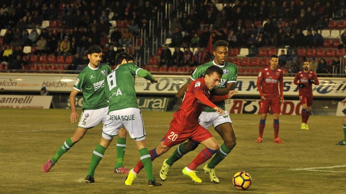 El Numancia abrirá la temporada recibiendo al Huesca.-MARÍA FERRER