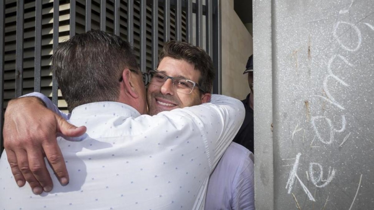 Jorge Rodríguez, tras quedar en libertad con cargos.-MIGUEL LORENZO