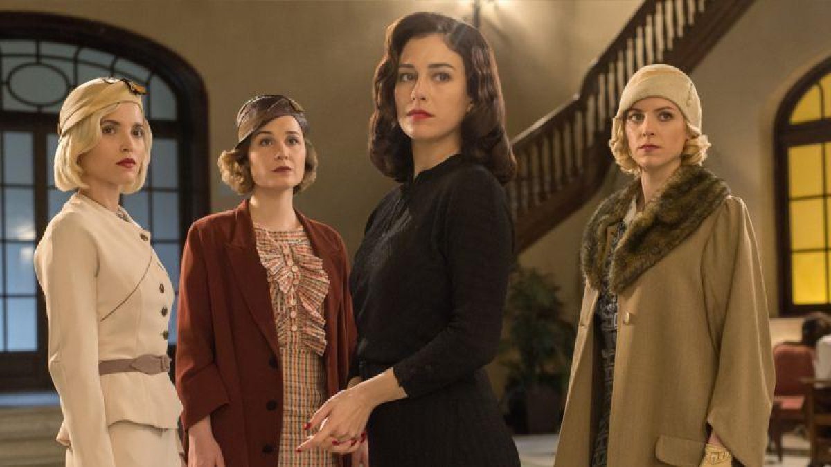 Las protagonistas de Las chicas del cable.-EL PERIÓDICO