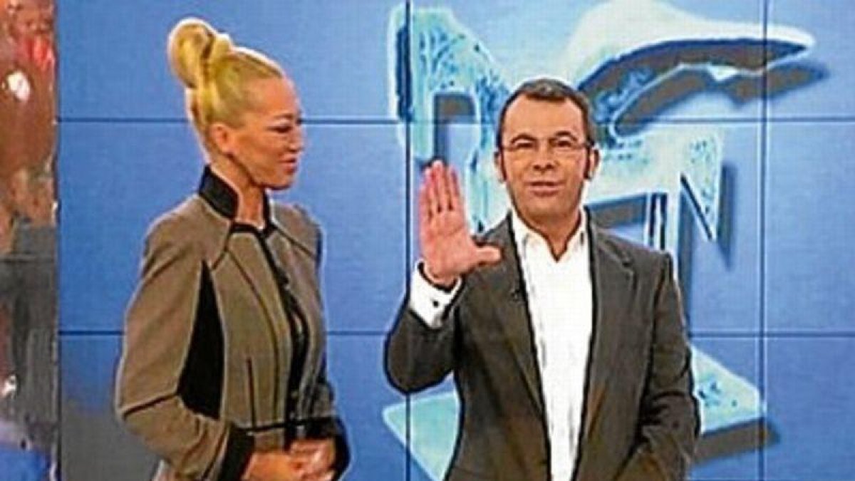 Jorge Javier Vázquez y Belén Esteban en 'Sálvame deluxe' (T-5).-