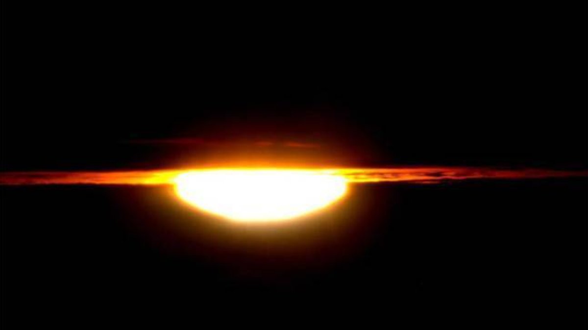 El amanecer desde el ISS.-SCOTT KELLY