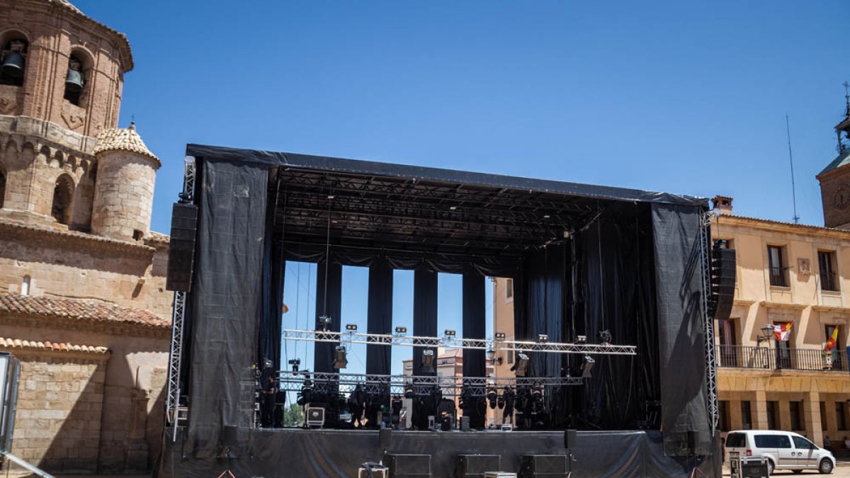 Escenario en el que actuará Carmona.-G. MONTESEGURO