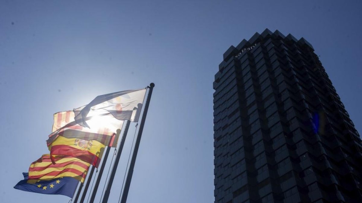 Sede de CaixaBank en Barcelona.-EFE