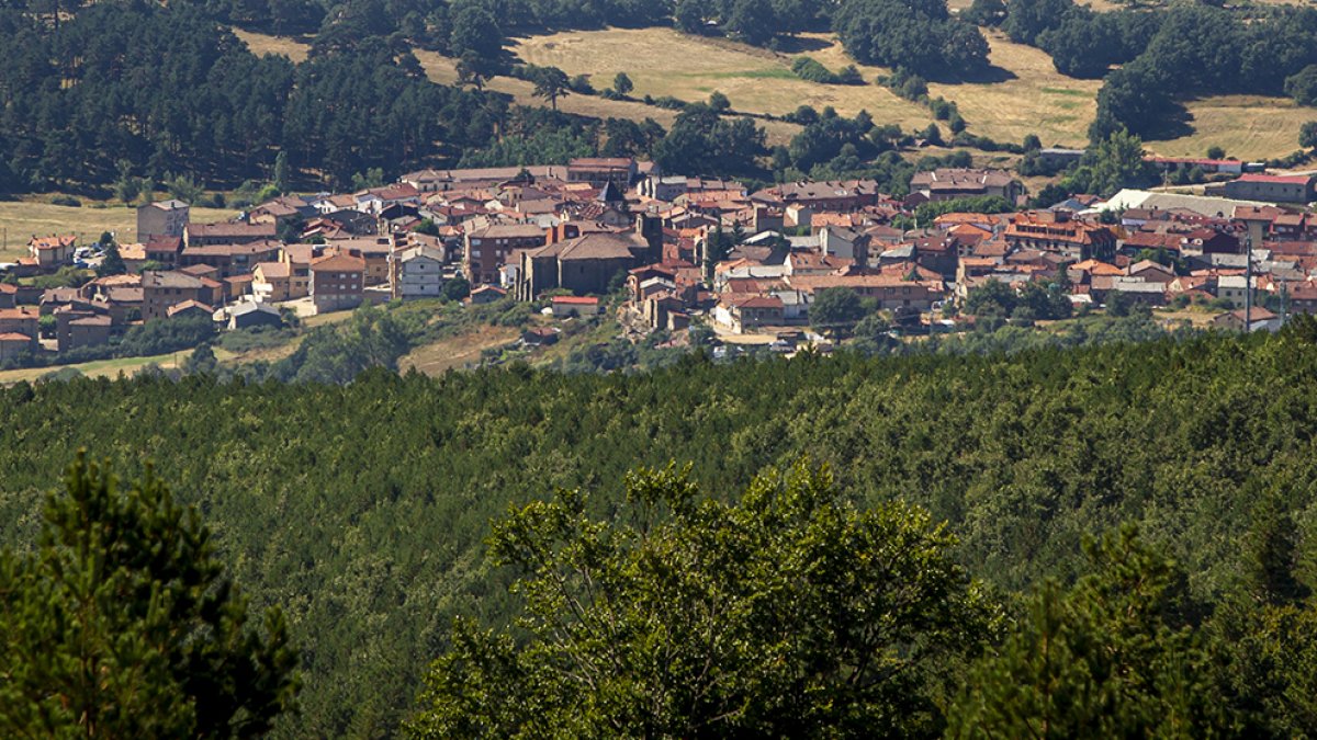 Vista de Covaleda.-MARIO TEJEDOR