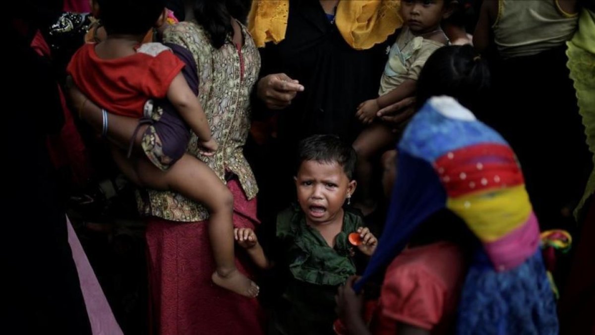 Una niña rohingya refugiada en Bangladesh.-ALKIS KONSTANTINIDIS / AP