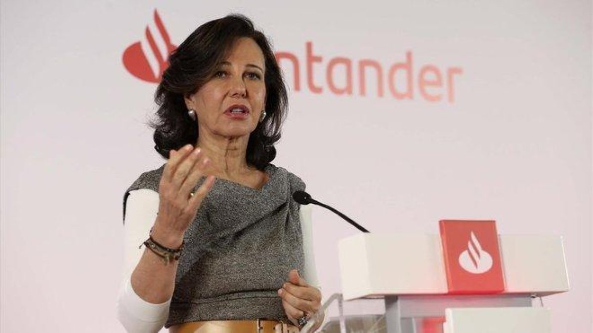 Ana Patricia Botín, presidenta del Banco Santander, en una imagen de archivo.-DAVID CASTRO
