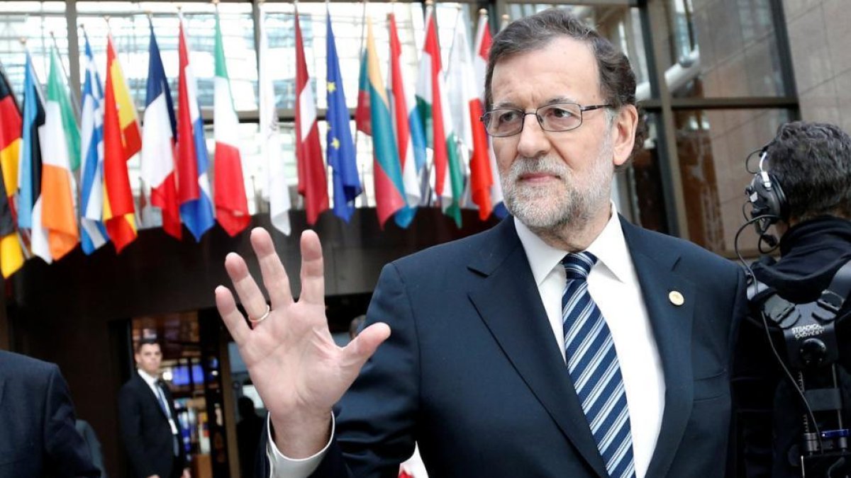 Mariano Rajoy, en Bruselas.-FRANCOIS LENOIR