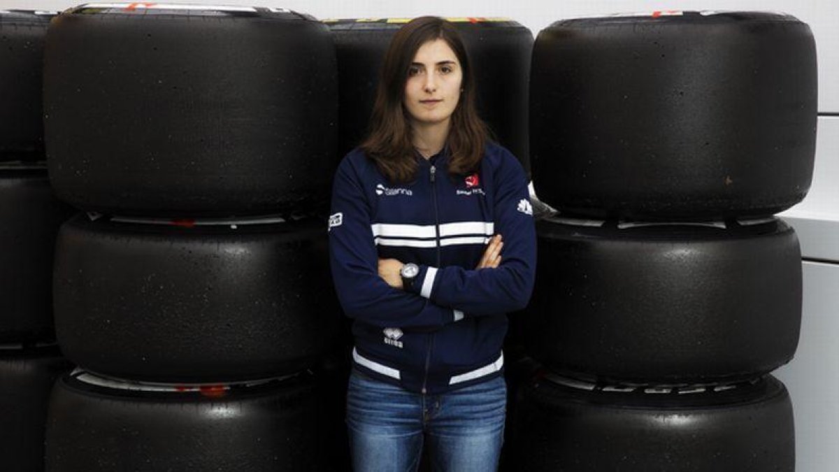 Tatiana Calderón, piloto de desarrollo en el Team Sauber de F-1, y piloto de GP-3.-JOAN CORTADELLAS